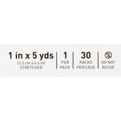 Cohesive Bandage McKesson 1 Inch X 5 Yard Self-adherent Closure Tan NonSterile Standard Compression  (1/EA)