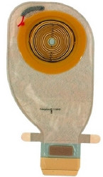 Ostomy Pouch Assura®Inspire One-Piece System 11-1/4 Inch Length 1 Inch Stoma Drainable Flat, Pre-Cut  (10/BX)