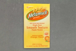 Fiber Supplement Metamucil® Orange Flavor Powder 30 per Box 3.4 Gram Strength Psyllium Husk  (1/BX)