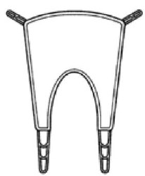 Quick Fit Padded Sling Hoyer® 4 Point X-Large 500 lbs. Weight Capacity  (1/EA)