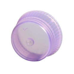 Uni-Flex® Safety Cap Tube Closure Flexible Plastic Over-Locking Lavender 13 mm For 13 mm Culture Tubes NonSterile  (10/CS)