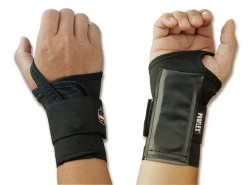 Wrist Support ProFlex® 4000 Single Strap Elastane / Elastic / Polyester Left Hand Black Small  (1/EA)