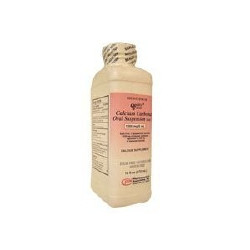 Joint Health Supplement Calcium Carbonate 1250 mg / 5 mL Strength Oral Suspension 16 oz. Bubble Gum Flavor  (1/BT)