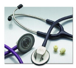 Classic Stethoscope Adscope® Royal Blue 1-Tube 22 Inch Tube Single Head Chestpiece  (1/EA)