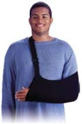 Arm Sling Ultimate Arm Sling® D-Ring / Hook and Loop Strap Closure Child / Small Adult, 50 to 90 lbs., 3-1/2 to 5 Feet Height  (1/EA)