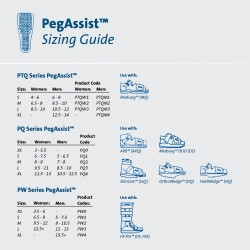 Peg-Assist™ Insole Large Plastazote® / Poron® / EVA Male 10-1/2 to 12  (1/EA)