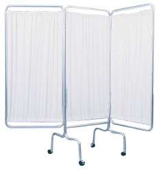 Privacy Screen Folding 3-Panel Vinyl  (1/EA)