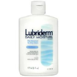Hand and Body Moisturizer Lubriderm® 6 oz. Bottle Unscented Lotion CHG Compatible  (1/EA)