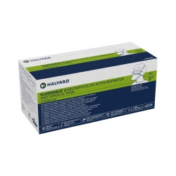 Particulate Respirator / Surgical Mask Medical N95 Flat Fold Elastic Strap One Size Fits Most White NonSterile ASTM Level 2 Adult  (300/CS)