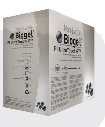Surgical Glove Biogel® PI UltraTouch™ G Size 6 Sterile Polyisoprene Standard Cuff Length Micro-Textured Straw Chemo Tested  (200/CS)