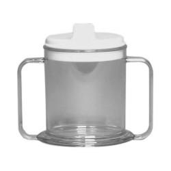 Drinking Mug Ableware® 8 oz. Clear Plastic Reusable  (1/EA)