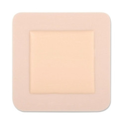 Foam Dressing Optifoam® 4 X 4 Inch With Border Film Backing Adhesive Square Sterile  (10/BX)