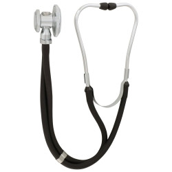 Sprague Stethoscope McKesson Black 2-Tube 16 Inch Tube Double-Sided Chestpiece  (1/EA)