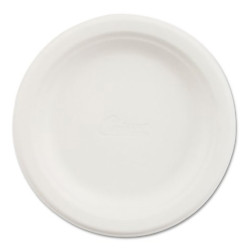 Plate Chinet® White Single Use Paper 6 Inch Diameter  (1000/CS)