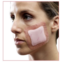 Thin Foam Dressing Allevyn Gentle Border Lite 4 X 4 Inch With Border Film Backing Silicone Gel Adhesive Square Sterile  (10/BX)