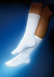 Diabetic Compression Socks JOBST® Sensifoot™ Crew Small Navy Closed Toe  (1/PR)