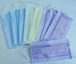 Procedure Mask FluidShield Pleated Earloops One Size Fits Most Blue NonSterile ASTM Level 1 Adult  (500/CS)