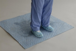 Absorbent Floor Mat SurgiSafe® Specialty 40 X 72 Inch Blue  (10/BX)