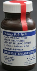 Wound Packing Strip Pak-Its® Non-impregnated 1/4 Inch X 5 Yard Sterile  (12/CS)