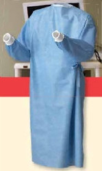 Non-Reinforced Surgical Gown with Towel Astound® 3X-Large / X-Long Blue Sterile AAMI Level 3 Disposable  (20/CS)