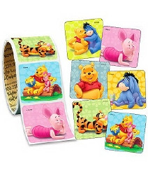 100 per Unit Pooh and Pals Sticker  (1/RL)