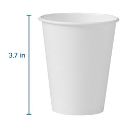 Drinking Cup Solo® 8 oz. White Paper Disposable  (50/PK)