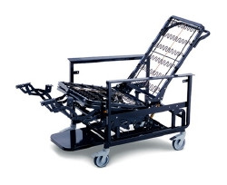 Bariatric Transport Manual Recliner 56 Series Natural Vinyl 5 Inch Casters  (1/EA)