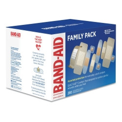 Adhesive Strip Band-Aid® Assorted Sizes Plastic Assorted Shapes Tan Sterile  (1/BX)