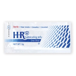 Lubricating Jelly HR® One Shot® 5 Gram Individual Packet Sterile  (144/BX)