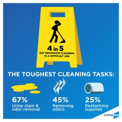 CloroxPro™ Clorox® Urine Remover Stain and Odor Remover Peroxide Based Manual Pour Liquid 1 gal. Jug Fruity Floral Scent NonSterile  (1/EA)