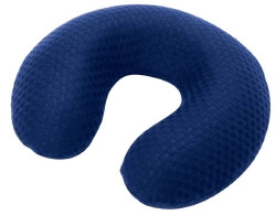 Crescent Neck Pillow Carex 11-1/2 X 11-1/3 X 3.2 Inch Blue Reusable  (4/CS)