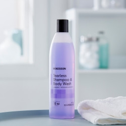 Tearless Shampoo and Body Wash McKesson 12 oz. Flip Top Bottle Lavender Scent  (1/EA)