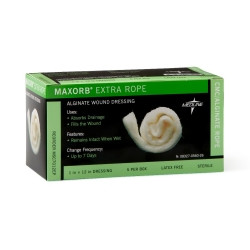 Alginate Dressing Maxorb® Extra 12 Inch Length Rope  (20/CS)