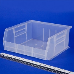 Storage Bin HCL® Super Tough Clear Plastic 5 X 10-7/8 X 11 Inch  (1/EA)