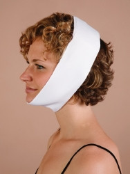 Facial Support Wrap Cool Jaw® Econo One Size Fits Most Poly Blend Fabric White  (25/BX)