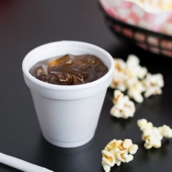 Drinking Cup Dart® 4 oz. White Styrofoam Disposable  (1000/CS)