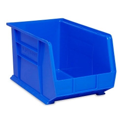 Storage Bin Uline® Blue Plastic 10 X 11 X 18 Inch  (1/EA)