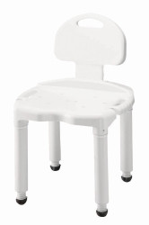 Bath Bench Carex® Without Arms With Backrest  (1/EA)
