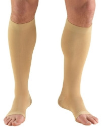 Compression Stocking Truform® Knee High 3X-Large Beige Open Toe  (1/EA)