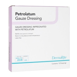 Petrolatum Impregnated Dressing DermaRite® Rectangle 6 X 36 Inch Sterile  (1/EA)