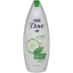 Body Wash Dove® Cool Moisture Liquid 12 oz. Bottle Cucumber Green Tea Scent  (1/EA)