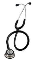 Classic Stethoscope 3M™ Littmann® Classic III™ Black 1-Tube 27 Inch Tube Double-Sided Chestpiece  (1/EA)