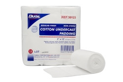 Cast Padding Undercast Dukal™ 3 Inch X 4 Yard Cotton NonSterile  (12/BG)