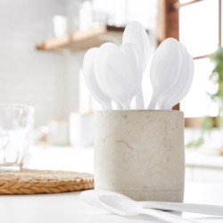 Spoon McKesson Heavy Weight White Polypropylene  (1000/CS)