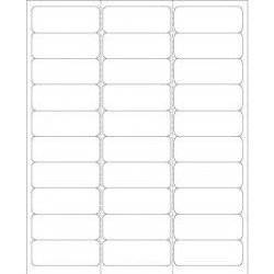 Blank Label pdc® Thermal Label White 1 X 2-5/8 Inch  (100/PK)