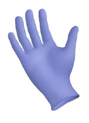Exam Glove StarMed® Plus™ Medium NonSterile Nitrile Standard Cuff Length Textured Fingertips Blue Chemo Tested  (300/BX)