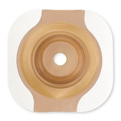 Ostomy Barrier New Image™ CeraPlus™ Precut, Extended Wear Adhesive Tape Borders 44 mm Flange Green Code System 7/8 Inch Opening  (5/BX)