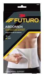 Abdominal Binder 3M™ Futuro™ Medium Hook and Loop Closure 32 to 42 Inch Waist Circumference Adult  (12/CS)