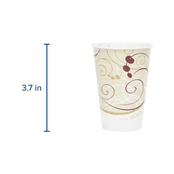 Drinking Cup Solo® 7 oz. Symphony® Print Wax Coated Paper Disposable  (100/SL)