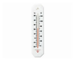 Wall / Room Thermometer Durac® Fahrenheit / Celsius 0° to 120°F (-20° to +50°C) Ambient Sensor Wall Mount Does Not Require Power  (1/EA)